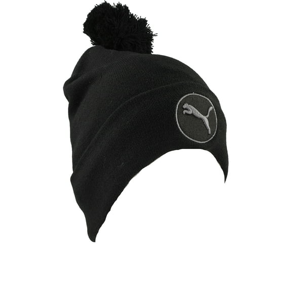 Puma WRMLBL Removable Pom Beanie Puma Black Headwear Unisex Fits All