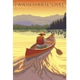 thumbnail image 4 of Twain Harte, California, Canoe Scene (1000 Piece Puzzle, Size 19x27, Challenging Jigsaw Puzzle for Adults and Family, Made in USA), 4 of 4