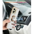 thumbnail image 4 of Compatible with Xiaomi Redmi Note 12 4G Case for Women Men Cute Redmi Note 12 4G Phone Case Shockproof with Luxury Plating Gold Edge Kickstand Protective Cases Cover (White), 4 of 14