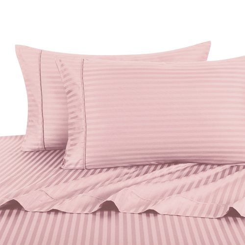 Expanded Queen (Olympic) Size 100 Cotton Sheet Set 300Tc Damask