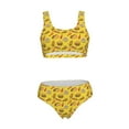 thumbnail image 5 of Kdxio Fast Food 1 for Womens High Waisted Bikini Top Sports Style Two Piece Bathing Suits, 5 of 5
