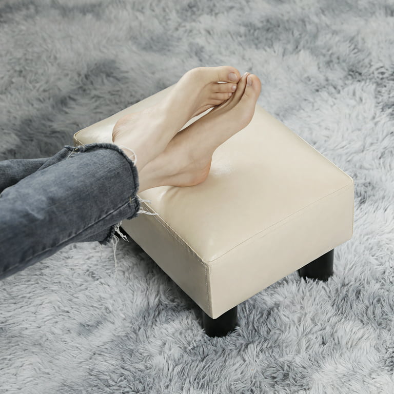 Pommel Footstool Low Foot Stool Footrest Real Leather Seat -  Hong Kong