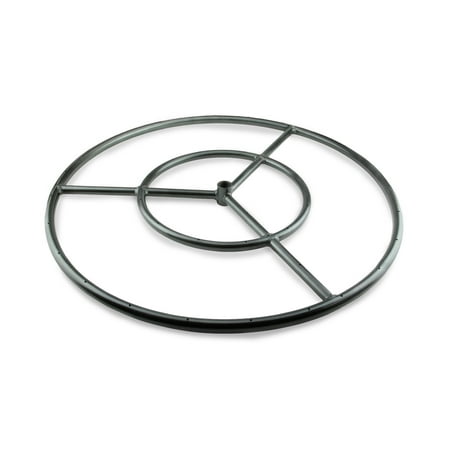 Fire Ring Burner For Fire Pits Fireplaces 24 Black Steel