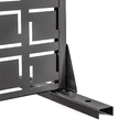 thumbnail image 5 of MAYEERTY 72"x47"x16" Outdoor Privacy Screen with Stand Metal Balcony Decorative Screen,Black, 5 of 10