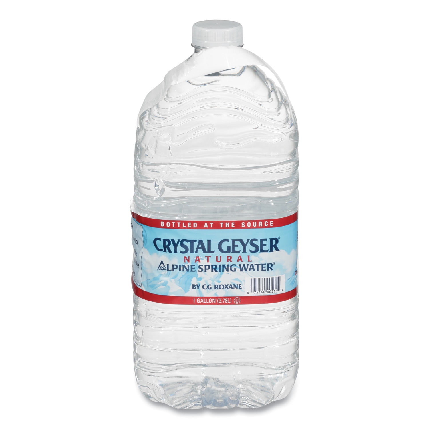 1PK-Crystal Geyser Alpine Spring Water, 1 Gallon, 6 Bottles