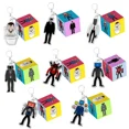 thumbnail image 3 of 2024 Nuevos llaveros de cubo de Rubik de tercer orden para niños con inodoro Skibidi, llaveros con colgante de camarógrafo para hombre de televisión, llaveros de ABS, cadenas, bolsos, regalos de cumpl, 3 of 5