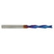 thumbnail image 3 of Fresa de flauta, Fresa de 2 flautas Fresa chapada en azul Cortador de acero de tungsteno Diseño de clase mundial, 3 of 10