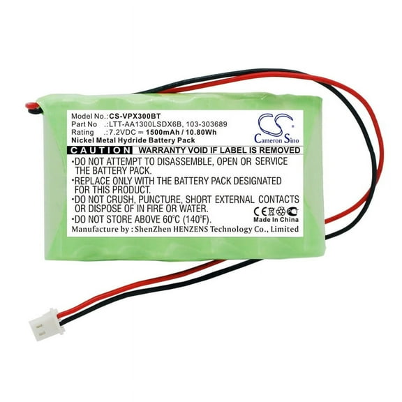 Replacement Battery for Visonic Central PM30, PowerMaster 30 Control Panel, PowerMax Complete, Powermax Complete Alarm Panel, PowerMax Complete Control pane(1500mAh / 10.80Wh)
