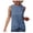 Tank Tops for Women Plus Size-Blue, variant on Tank Tops with Built in Bras Women's Summer New Fashion Slim Hole Hole Solid Color Kink CrewNeck Vest Brown L
