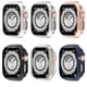 thumbnail image 5 of Cubierta dura del marco del parachoques del reloj inteligente de PC para Apple Watch Ultra 49 mm (blanco claro), 5 of 9