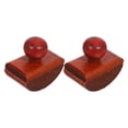 thumbnail image 4 of KAKOWELY rocking ink blotter 2pcs Wood Rocker Blotter Desk Ink Blotter Antique Style Rocking Ink Blotter Ink Absorbent Tools Writing Accessories Coffee1.97"X1.97"X1.18", 4 of 4