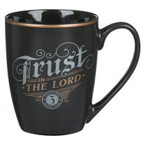 Mug Black Trust in the Lord Prov. 3:5, (Hardcover)