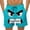 A Mint Green, variant on Mens Swim Trunks Board Shorts Funny 3D Cartoon Face Print, Swimming Trunks Quick Dry Beach Shorts Casual Summer Short Blue Size M