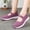 Purple, variant on Ichuanyi Womens Shoes Women's Fashion Casual Breathable Wedges Slip On Walking Sneakers Loafers Shoes