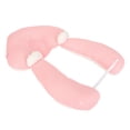 thumbnail image 3 of Almohada con forma de cabeza de bebé, soporte de lactancia suave, almohada ajustable para la cabeza, posicionamiento del bebé, rosa, 3 of 14
