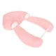 thumbnail image 3 of Almohada con forma de cabeza de bebé, soporte de lactancia suave, almohada ajustable para la cabeza, posicionamiento del bebé, rosa, 3 of 14