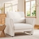 thumbnail image 1 of Moderno bouclé accent chair - plush forrado, perfect para sala de estar, beige color, 1 of 7