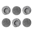 thumbnail image 1 of Almohadillas de reemplazo 6x para limpieza de ventanas Robot Ventana Aspiradora de aspirador Pad, reutilización de microfibra redonda para puerta para Textura de vellón, 1 of 8