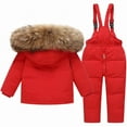 Binhe Kids 2 Piece Snowsuit Toddler Baby Boys Girls Winter