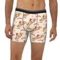 thumbnail image 2 of Xecao Howdy Cowgirl Print Boxer Briefs for Men's Stretch Moisture-Wicking Underwear, Mid-Rise Classics breathable fabric, 2 of 7