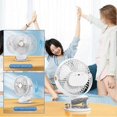 thumbnail image 4 of Portable 5-Speed Clip-On Fan - 720 Degree Adjustable, Quiet & Energy-Efficient for Cooling Anywhere, 4 of 4