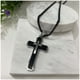 thumbnail image 2 of Cadenas de Triple Cruz SacredGleam01 1Pza Negro Collar Triple Cruz Dije 3x5.3cm Metal. High Monaco MXRMG-001, 2 of 5