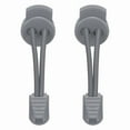 thumbnail image 1 of Uxcell Elastic Shoe Laces, No Tie Shoelaces for Adults Gray, 1 of 6