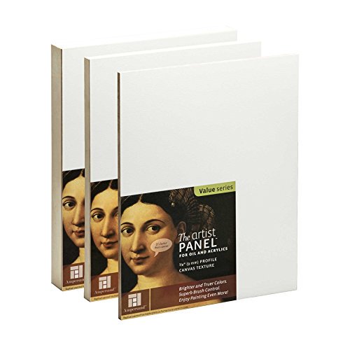 AMPERSAND ART SUPPLY AP9M612 ARTIST PANEL CANVAS 3/8 INCH FLAT 6X12