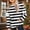 Black, variant on Cute Hoodies for Girl, Striped Pullover Tops Long Sleeve Oversized Hooded Sweatshirts Preppy Clothes New Kids Fall Winter Tops Purple 110