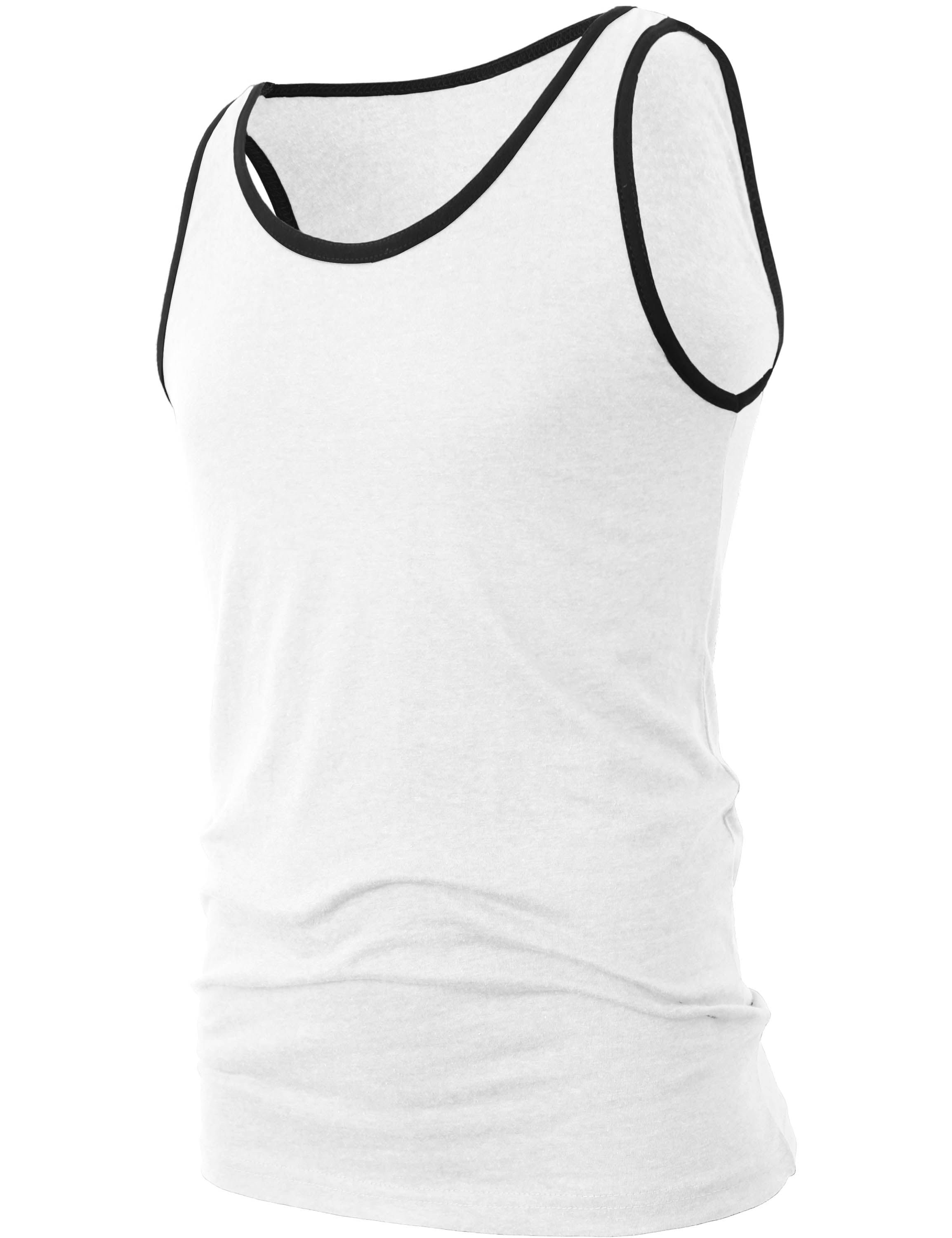 Hat and Beyond Men's Athletic Sportswear Sleeveless Tank Top T-Shirts ...