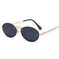 thumbnail image 1 of Gafas de sol de moda para hombre, gafas de personalidad para mujer, gafas de sol ovaladas con protección UV para el océano, 1 of 1