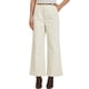 thumbnail image 1 of Pantalones de mujer INSPIRE CHIC mezcla de lana de cintura alta con bolsillos, cinturón y cremallera, pantalones de negocios informales de oto?o e invierno, color blanco, talla M, 1 of 1