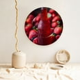 thumbnail image 5 of Kdxio Berry Infused Refreshment Bone China Decorative Plate Ceramic Decorative Plate for Home Office Wall Stand Decorative Plates for Home Bedroom-8in, 5 of 6