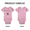 thumbnail image 3 of My Big Brother Is A Rottweiler Dog Cute Baby Bodysuits For Boy Girl, 3 of 5