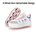 thumbnail image 2 of KOFUBOKE Roller Skate Shoes & Unisex Sneakers with 4 Wheels for Outdoor Sports Activities, 2 of 7