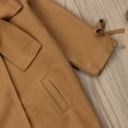 thumbnail image 7 of Mercatoo Toddler Girls Trench Coat Long Winter Jacket Kids Girls' Dress Coat Wool Blend Long Peacoat Faux Fu𝐫 Jacket Outerwear, 7 of 7