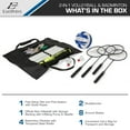 EastPoint Sports Volleyball Badminton Combo Set with Net and Rollup
