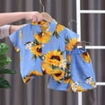 thumbnail image 2 of TAIAOJING Toddler Boys Hawaian Print Shirt & Shorts Outfits Sets Summer Beach Outfits Sets 2-Piece Birthday 3-12M, 2 of 8