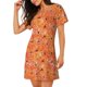 thumbnail image 2 of Fotbe Spider Bata de Dormir para Mujer con Estampado, Camisón de Algodón de Manga Corta, Ropa de Dormir Casual, 2 of 6
