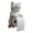🔥 D, variant on YYV Gifts 7.9 In Wall Mount Cute Cat Shaped Toilet Paper Holder Decorative Compact Tissue Storage Rack For Bathroom Restroom Farmhouse Household Wall Decor