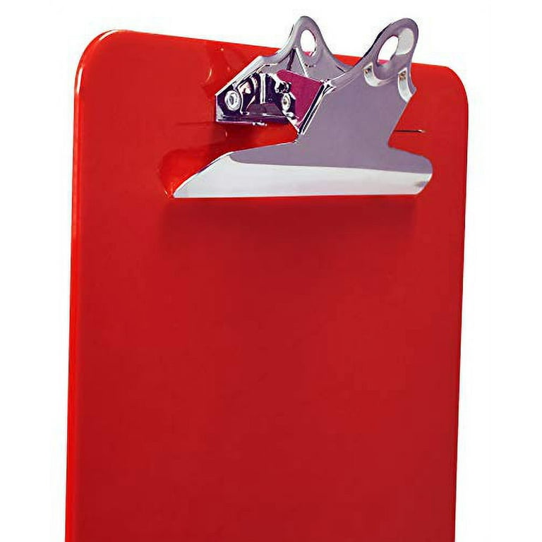 Plastic Clipboard- Recycled- 1in. Cap- 9in.x12-.50in.- Black