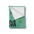 thumbnail image 2 of RV Soft Flannel Fleece Throw Blanket, Road Trip Calligraphy with a Map with Points of Interests and Sightseeings, Cozy Plush for Indoor and Outdoor Use, 50" x 60", Multicolor, by Ambesonne, 2 of 6
