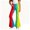 Sky Blue4, variant on Girls Flare Pants Fashion Gradient Color Casual 70s Disco Bell Bottom Pants Trousers with Pockets 5-16 Years