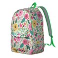 thumbnail image 2 of Floral Flowers Commuter Backpack for School College and Work, Large Capacity Bookbag with Laptop Compartment, Durable Everyday Travel Backpack, Sunflower Print Unisex Gift for Teens Adults, 2 of 5