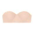 thumbnail image 3 of TrendVibe365 Strapless Bras Women Invisible Shelf No Underwire Push up Tshirt Bralettes Padded Multiway Convertible Straps Adjustable Spaghetti Strap Crop Cami Top Comfortable Lingerie Nude L, 3 of 3