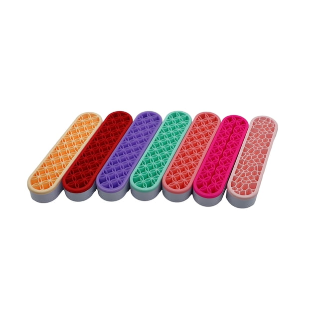 Maoww Porte-Brosse Élégant pour Rangement Cosmétique Boîte de Rangement Cosmétique Étanche rose Rouge 1Set