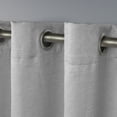 thumbnail image 3 of Exclusive Home Rideaux Oxford Texturé Satin Fenêtre Thermique Rideau Paire avec Oeillet Haut, 52x84, Argent, 2 Comte, 3 of 5