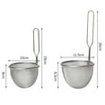 thumbnail image 7 of Cheers US Kitchen Stainless Steel Fine Wire Mesh Sieve Noodle Strainer Basket, Cooking Filter Spoon Ladle for Pasta Ramen Deep Fried Food with Hook Handle, 7 of 7