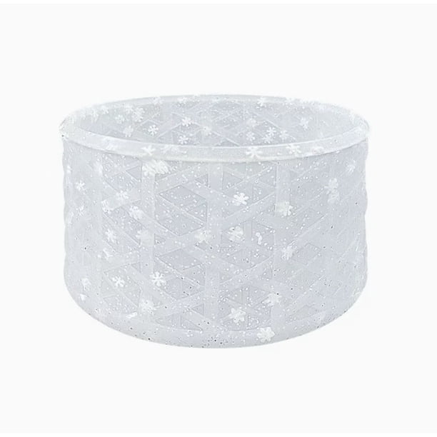 La funda protectora con patrón tejido de macarrón es adecuada for varios tipos de tazas. Cubrevasos de silicona. Funda anticaída de silicona for copa Ice Ba.