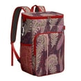 thumbnail image 1 of Colorful Paisley Pattern Insulated Backpack Cooler, Waterproof & Leak Proof, High-Performance Insulation, Perfect for Travel, Camping, and Outdoor Activities, 1 of 5